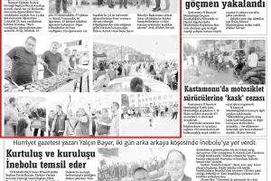 İnebolu Gazetesi\\\'nde Haberimiz