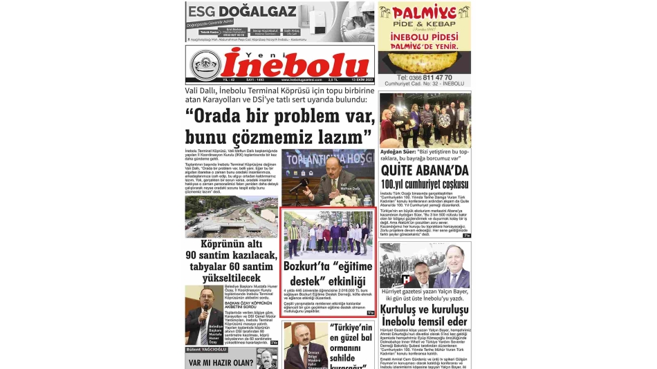 İnebolu Gazetesi\\\'nde Haberimiz